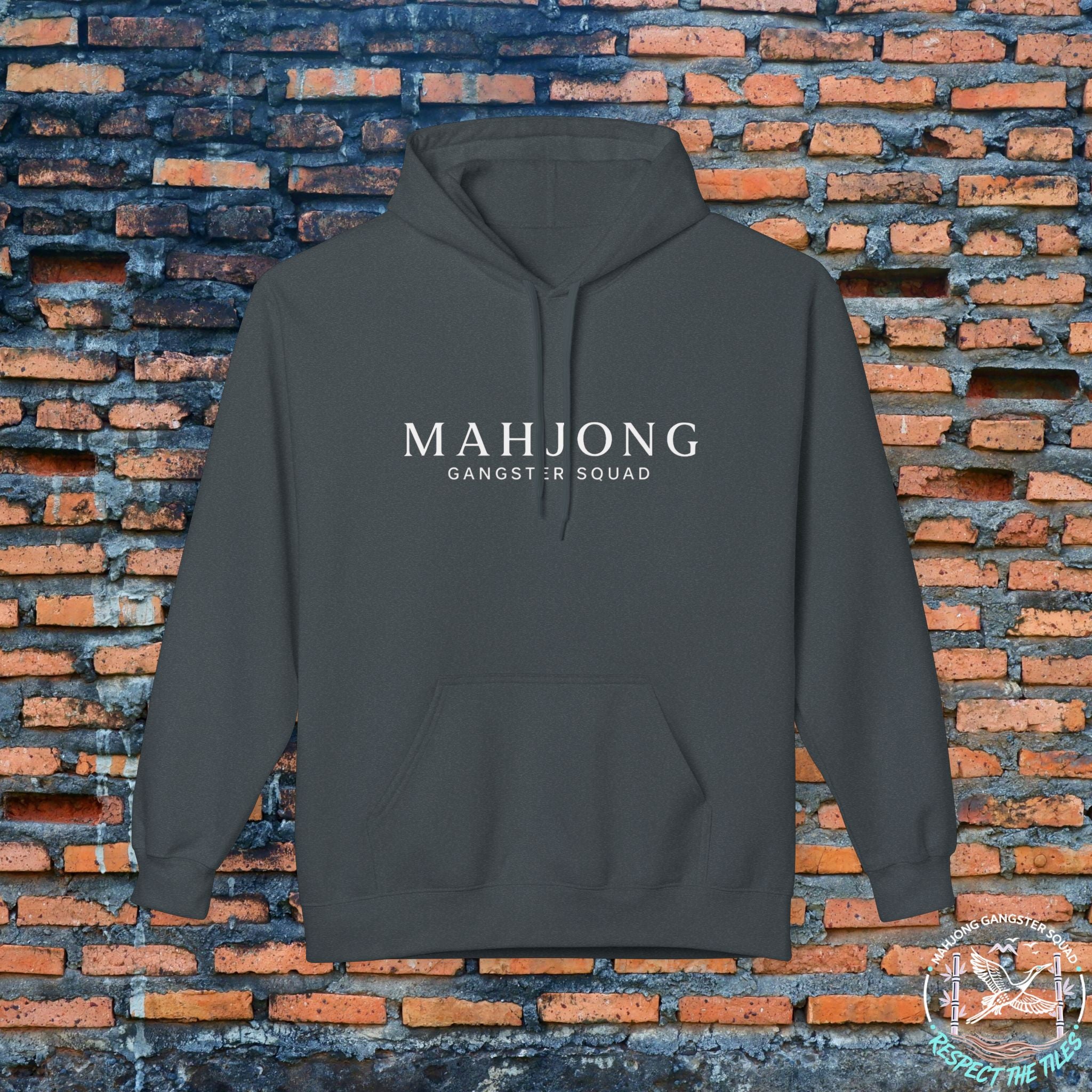 Mahjong Gangster Squad Hoodie — Elegant Logo