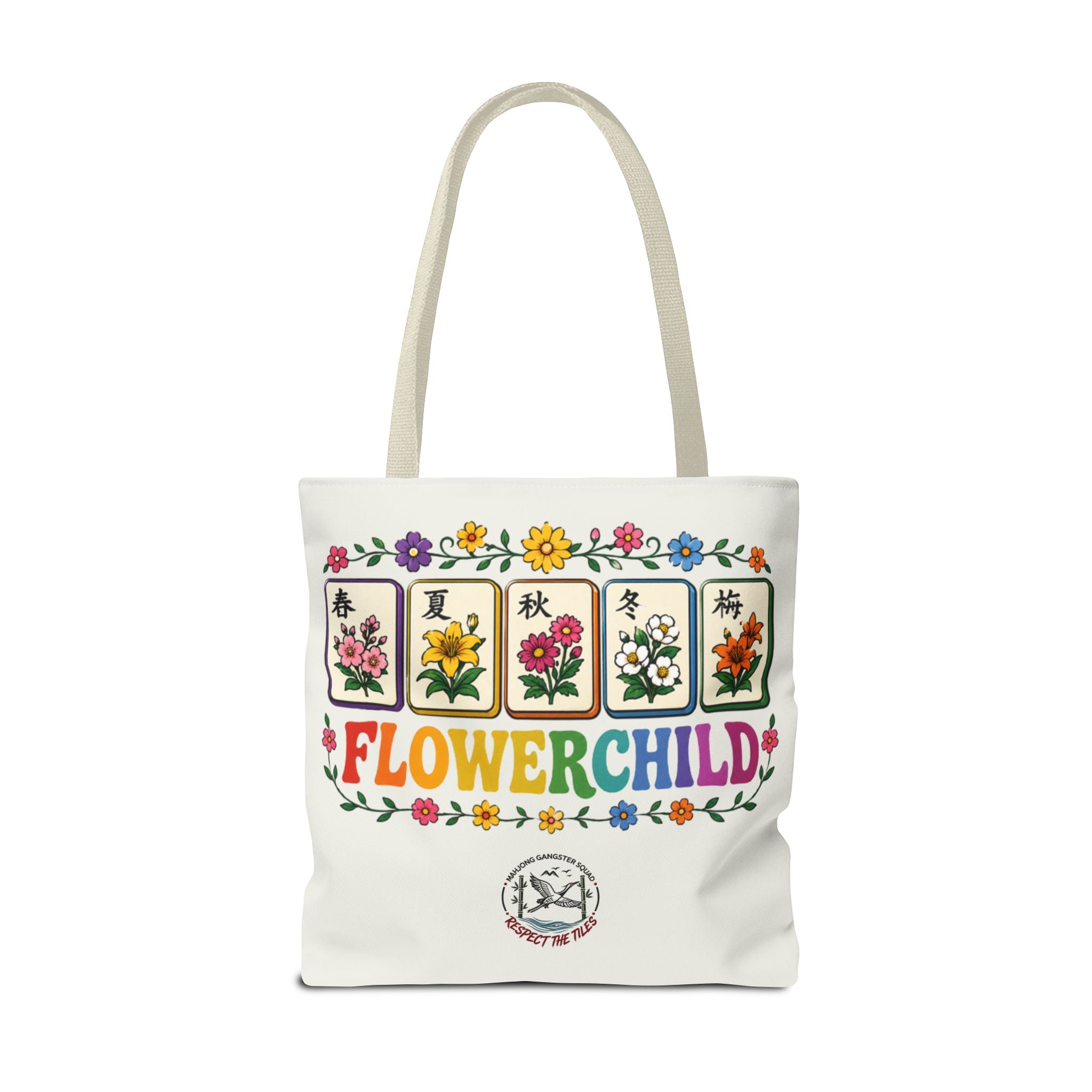 MahJong Gangster Squad - "Flower Child" Tote Bag
