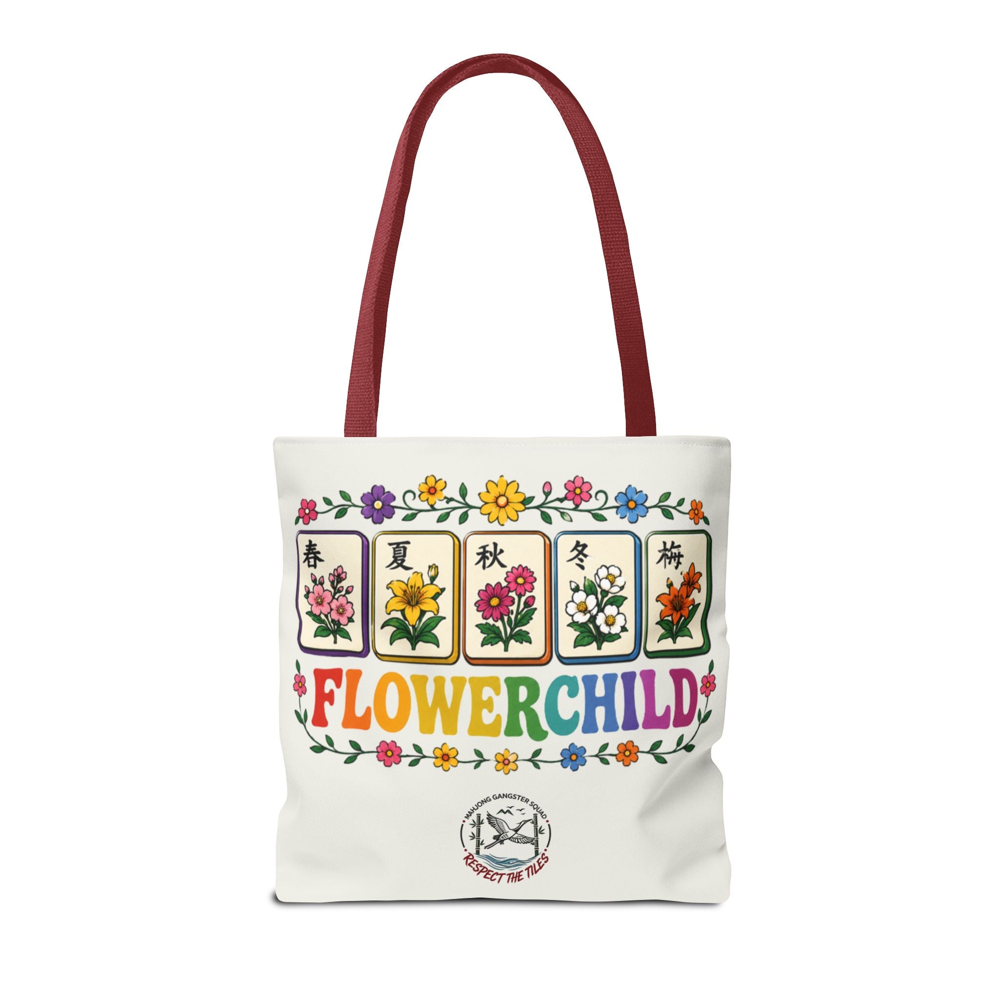 MahJong Gangster Squad - "Flower Child" Tote Bag