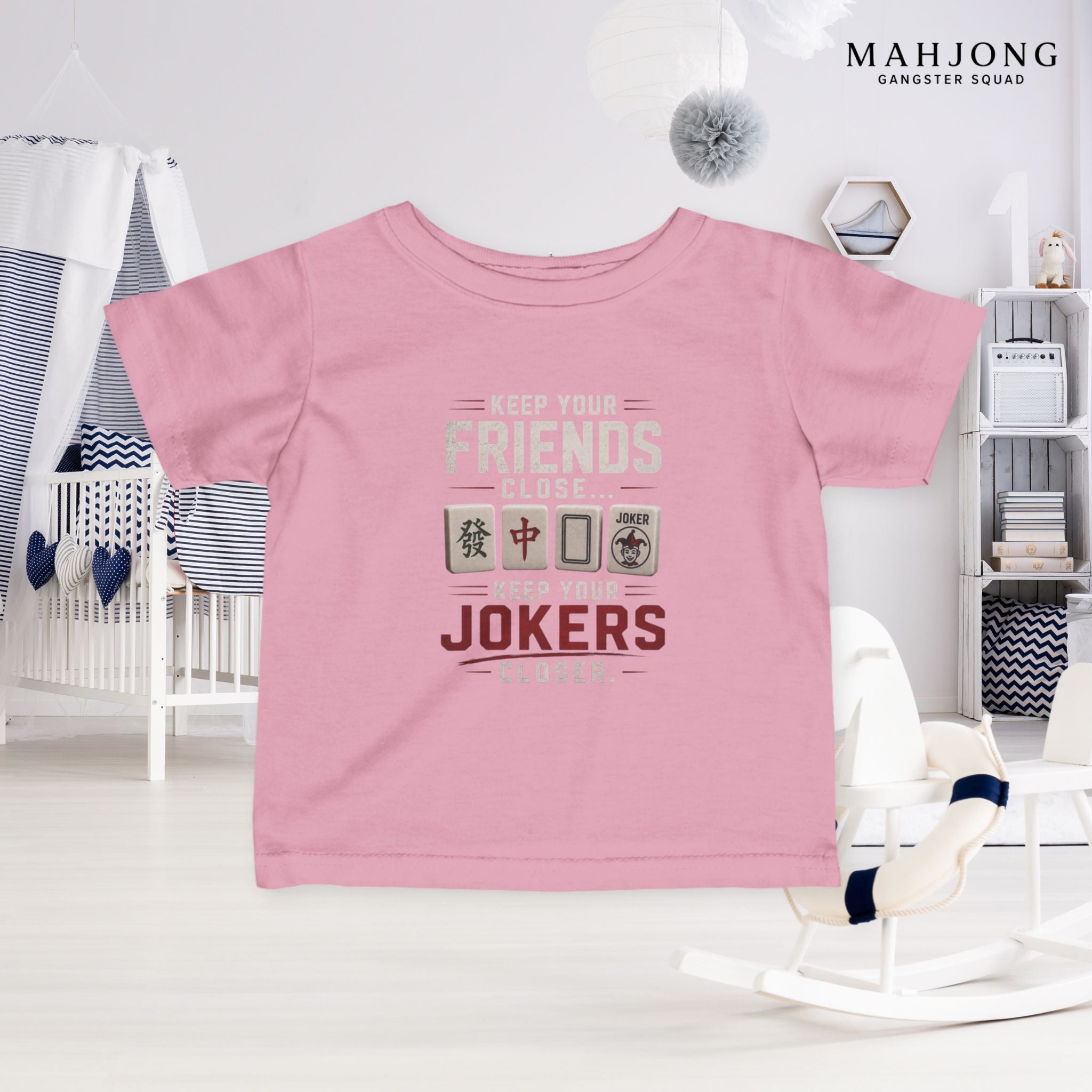 Mahjong Gangster Squad — ''Friends Close" Infant Tee