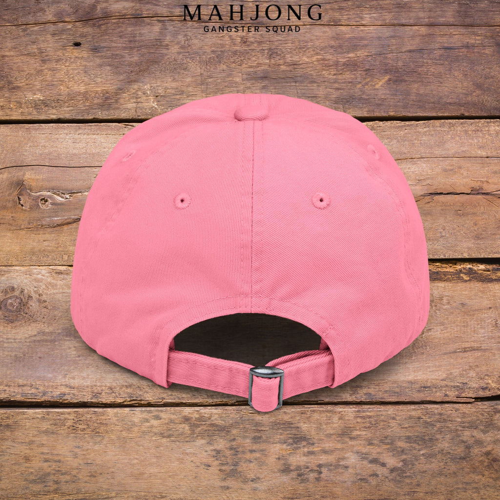 Mahjong 'Respect the Tiles' Distressed Cap — Edgy Player Hat