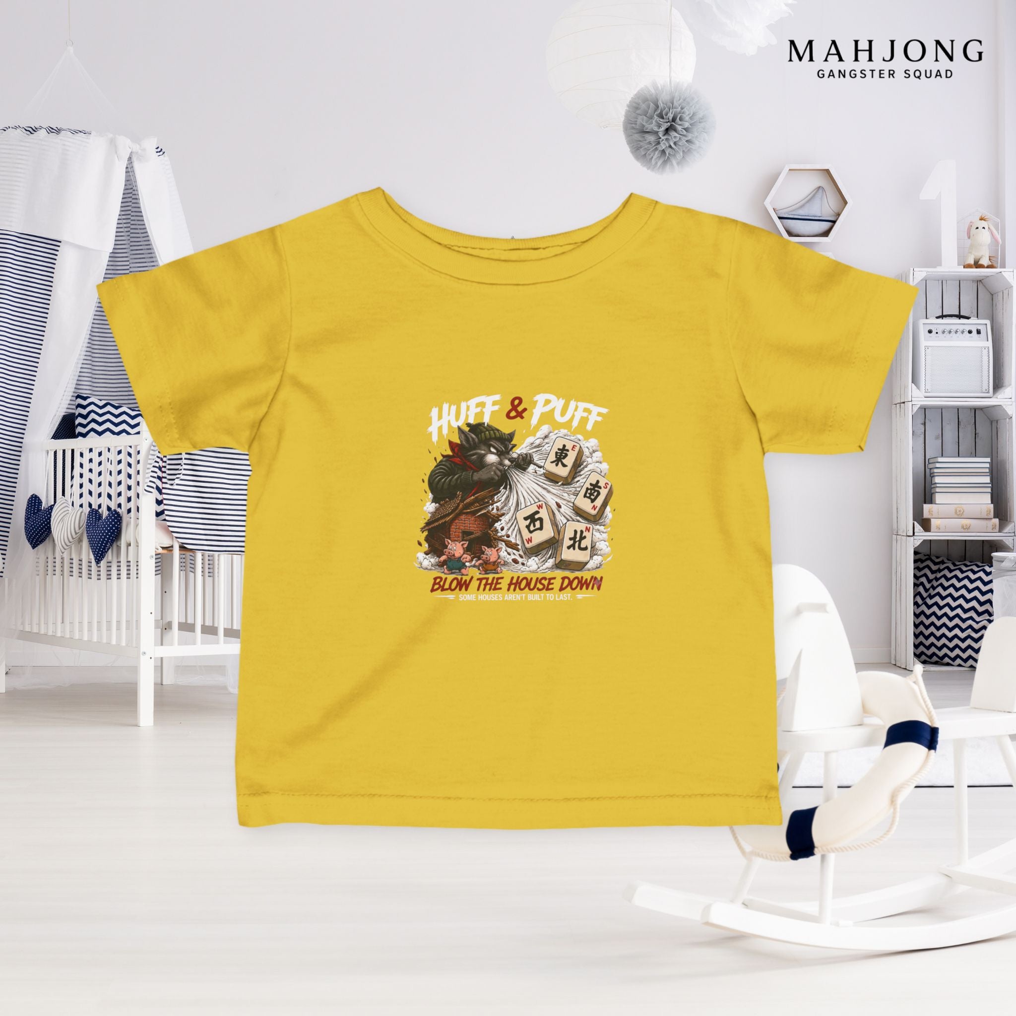 Mahjong Gangster Squad — ''Blow the House Down" Infant Tee