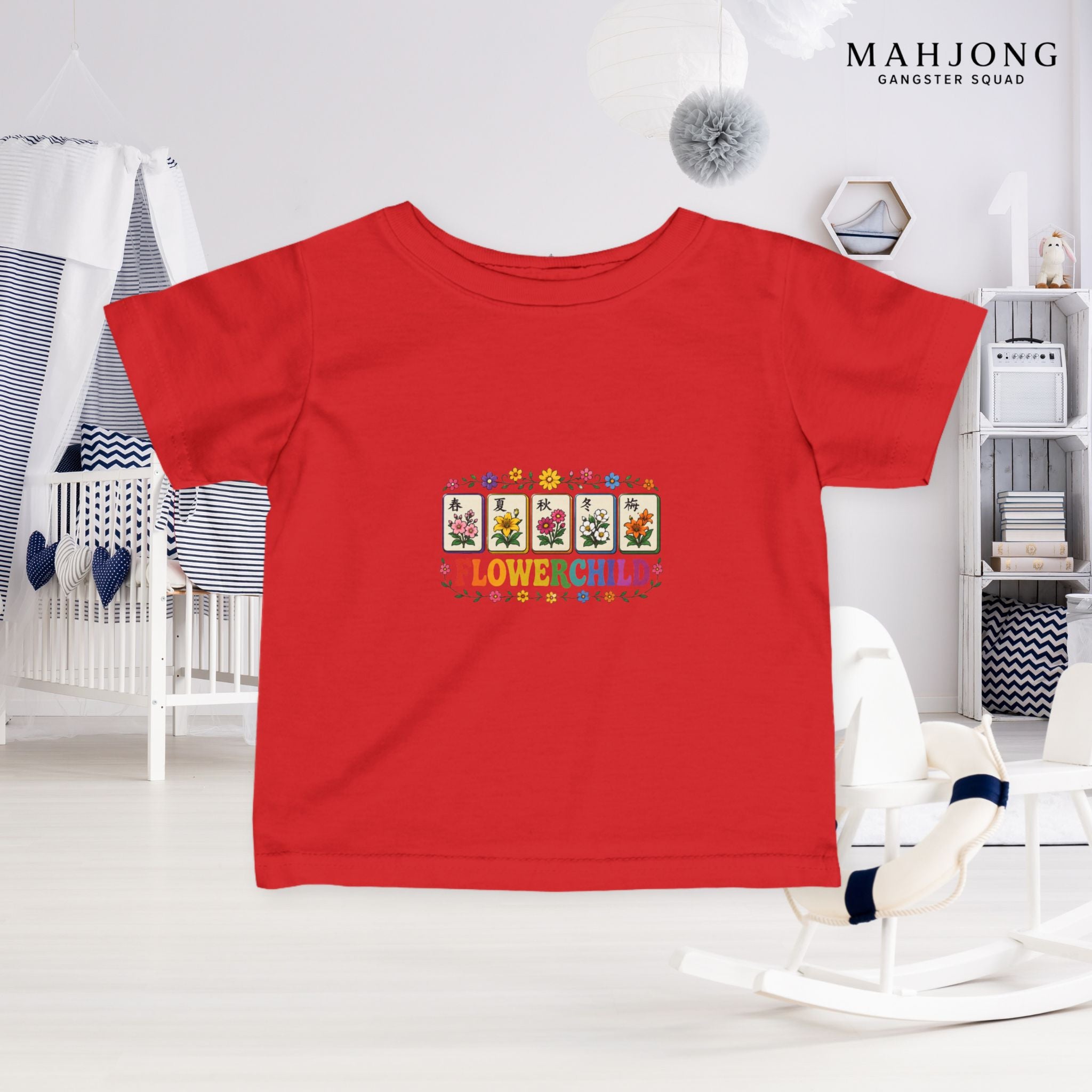 Mahjong Gangster Squad — ''Flower Child" Infant Tee