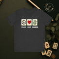 Mahjong Gangster Squad Graphic Tee- "Peace • Love • Bamboo"