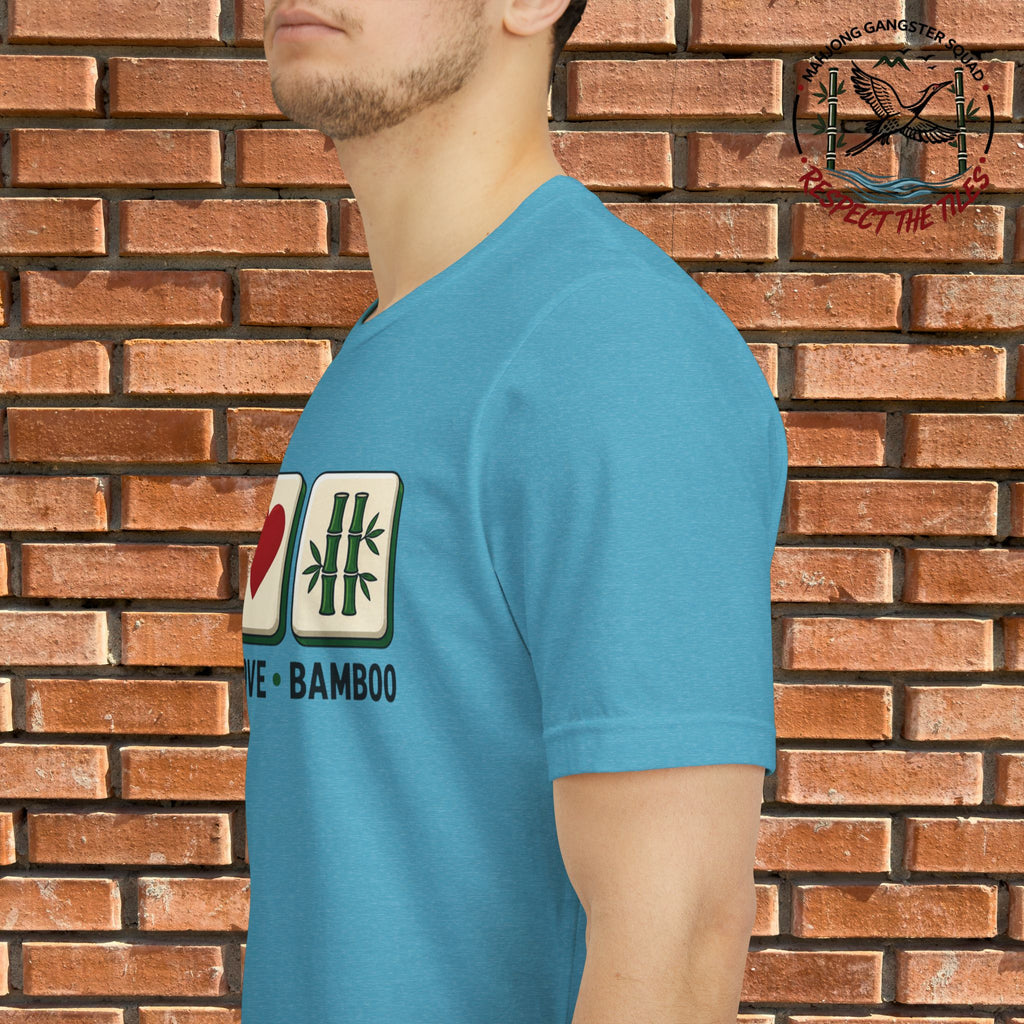 Mahjong Gangster Squad - "Peace • Love • Bamboo" Graphic Tee
