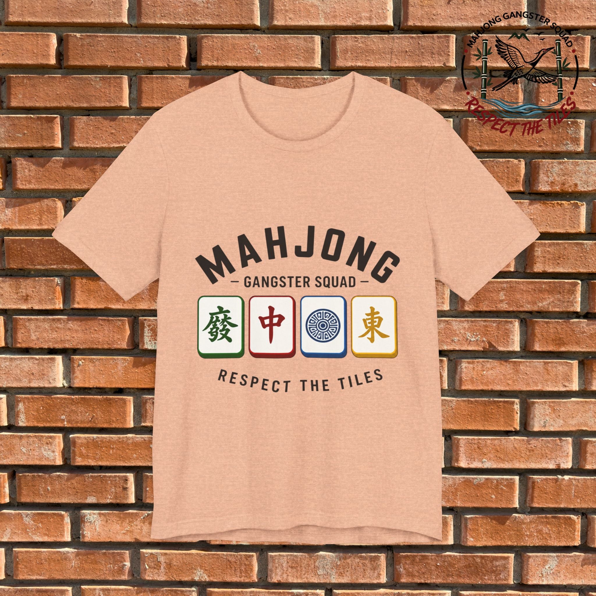 Mahjong Gangster Squad - "Respect the Tiles: Tiles" Graphic Tee
