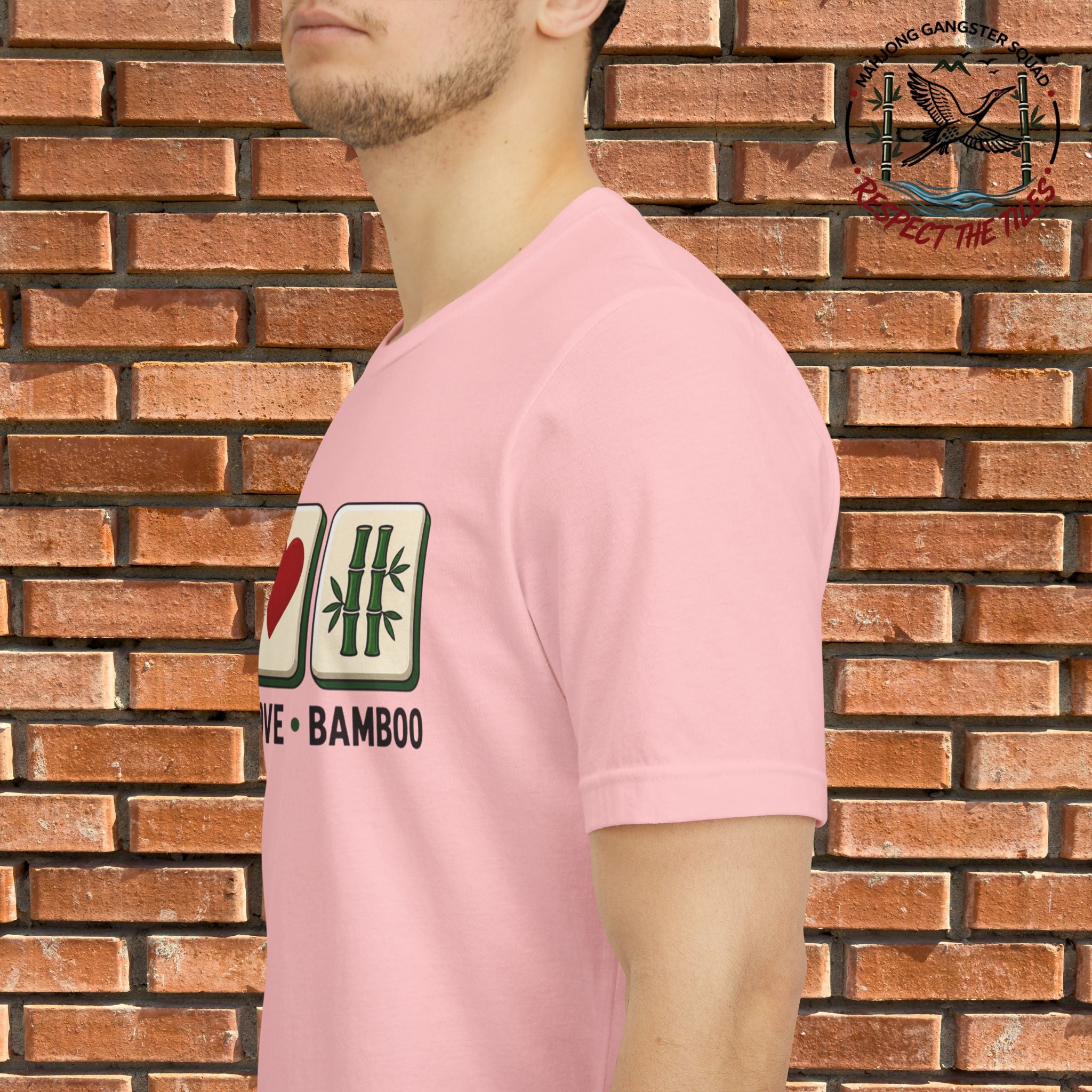 Mahjong Gangster Squad - "Peace • Love • Bamboo" Graphic Tee