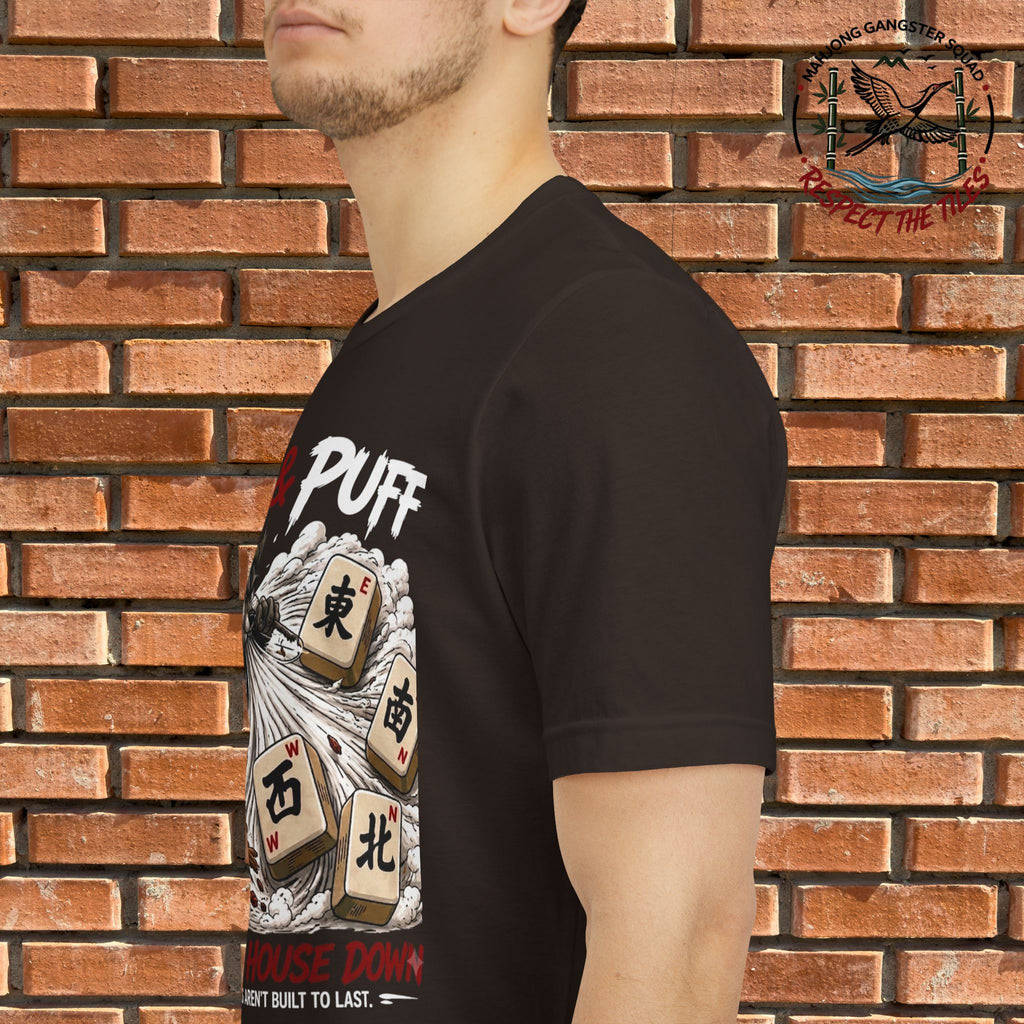 Mahjong Gangster Squad - "Blow the House Down" Graphic Tee