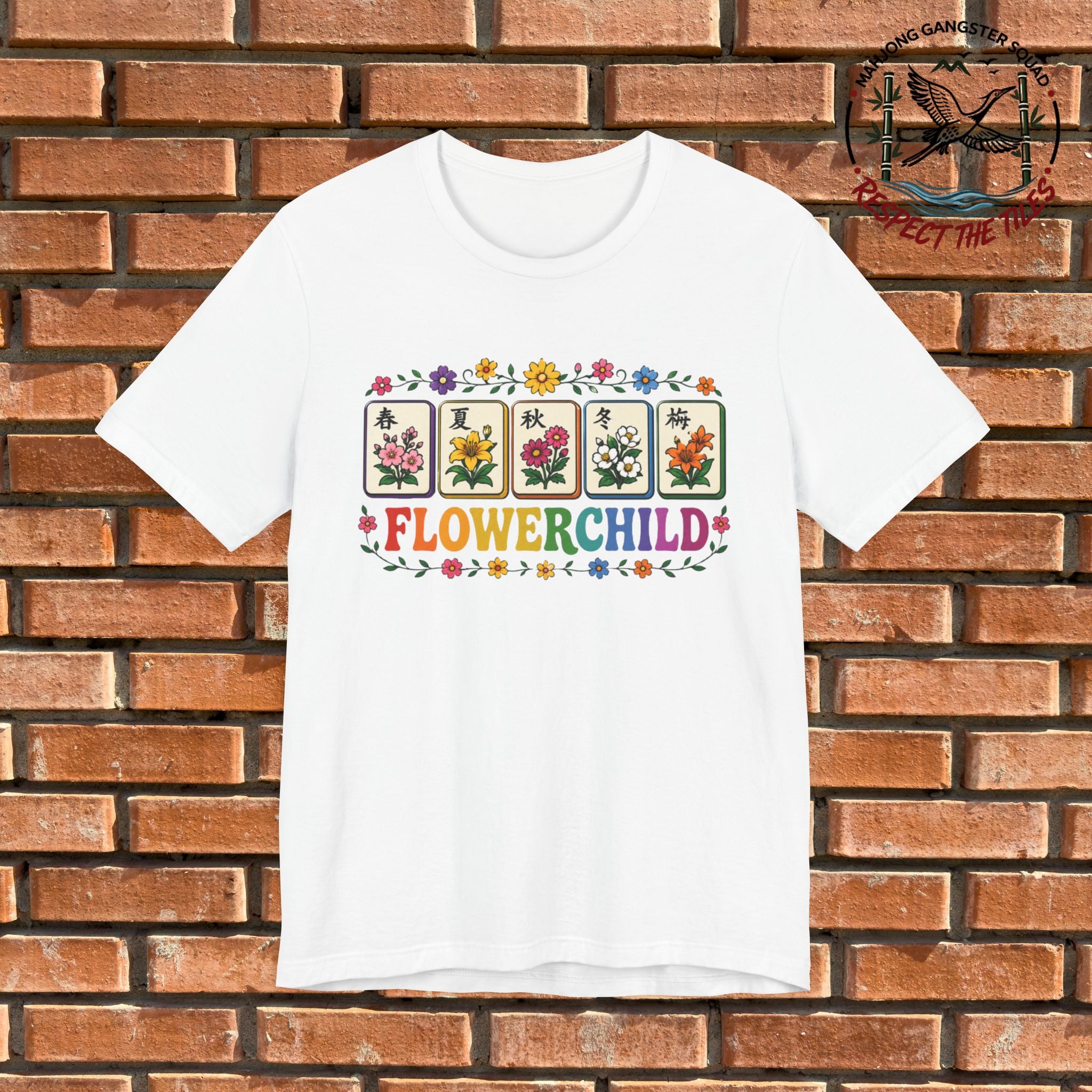 Mahjong Gangster Squad - "Flower Child" Graphic Tee