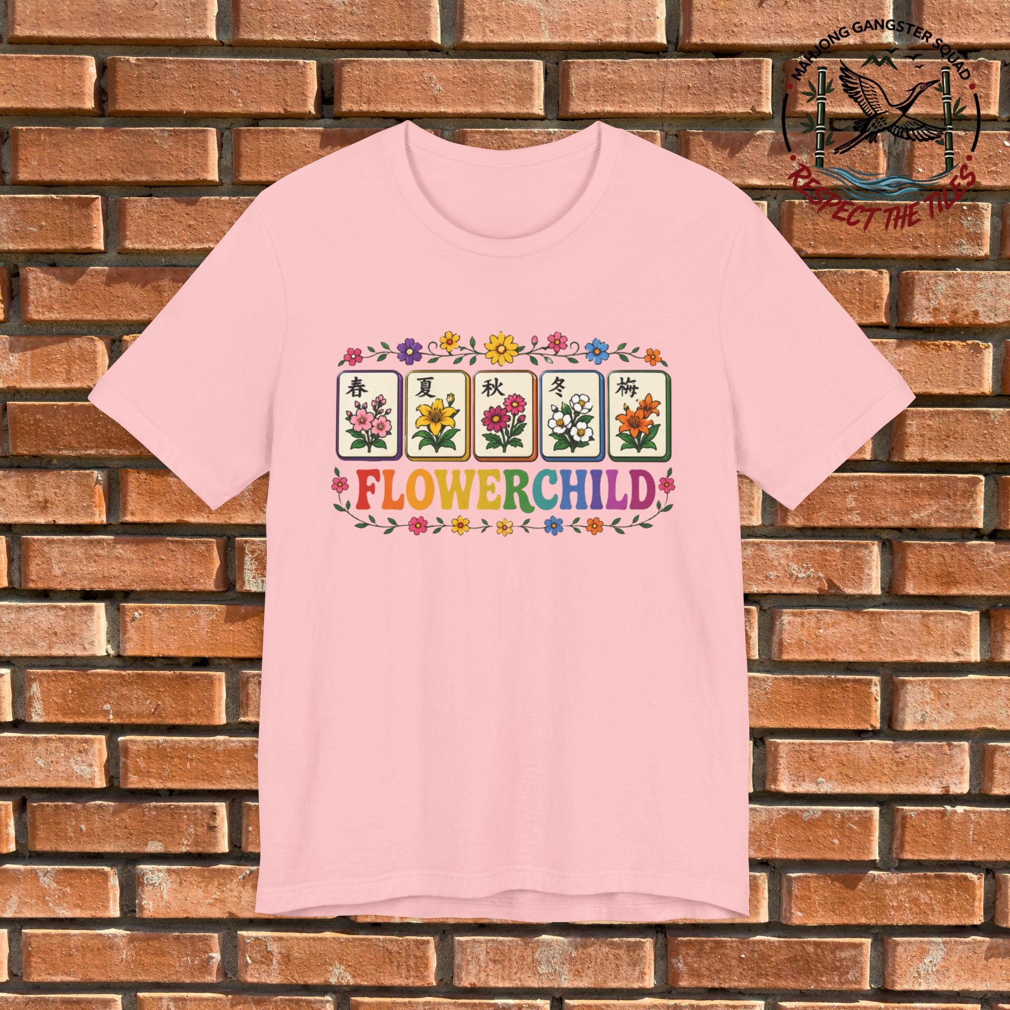Mahjong Gangster Squad - "Flower Child" Graphic Tee