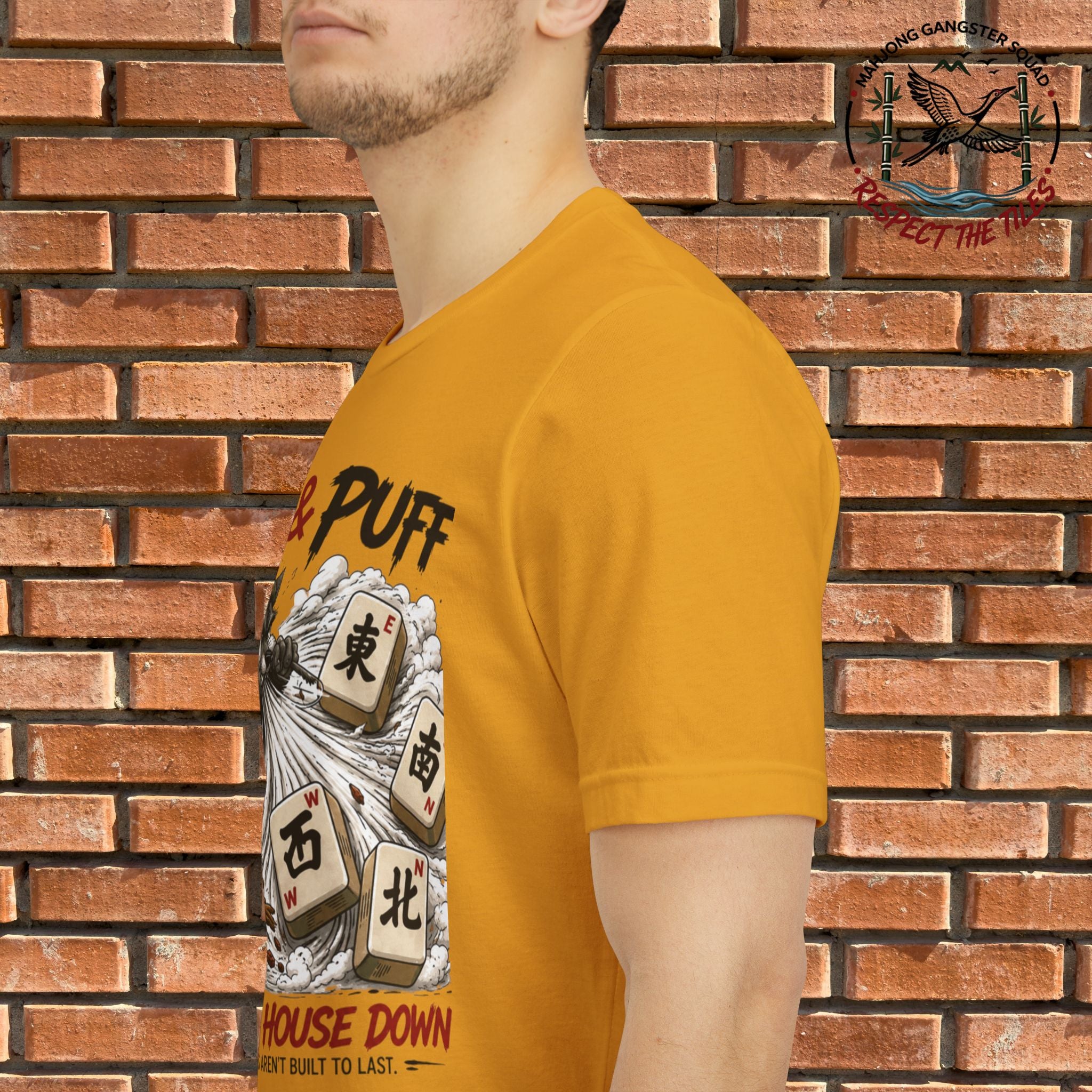 Mahjong Gangster Squad - "Blow the House Down" Graphic Tee