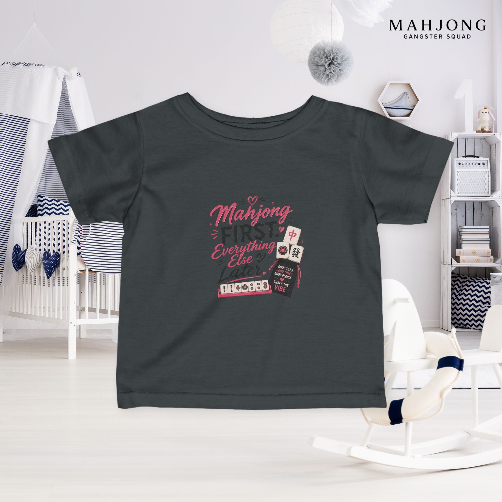 Mahjong Gangster Squad — ''Mahjong First" Infant Tee
