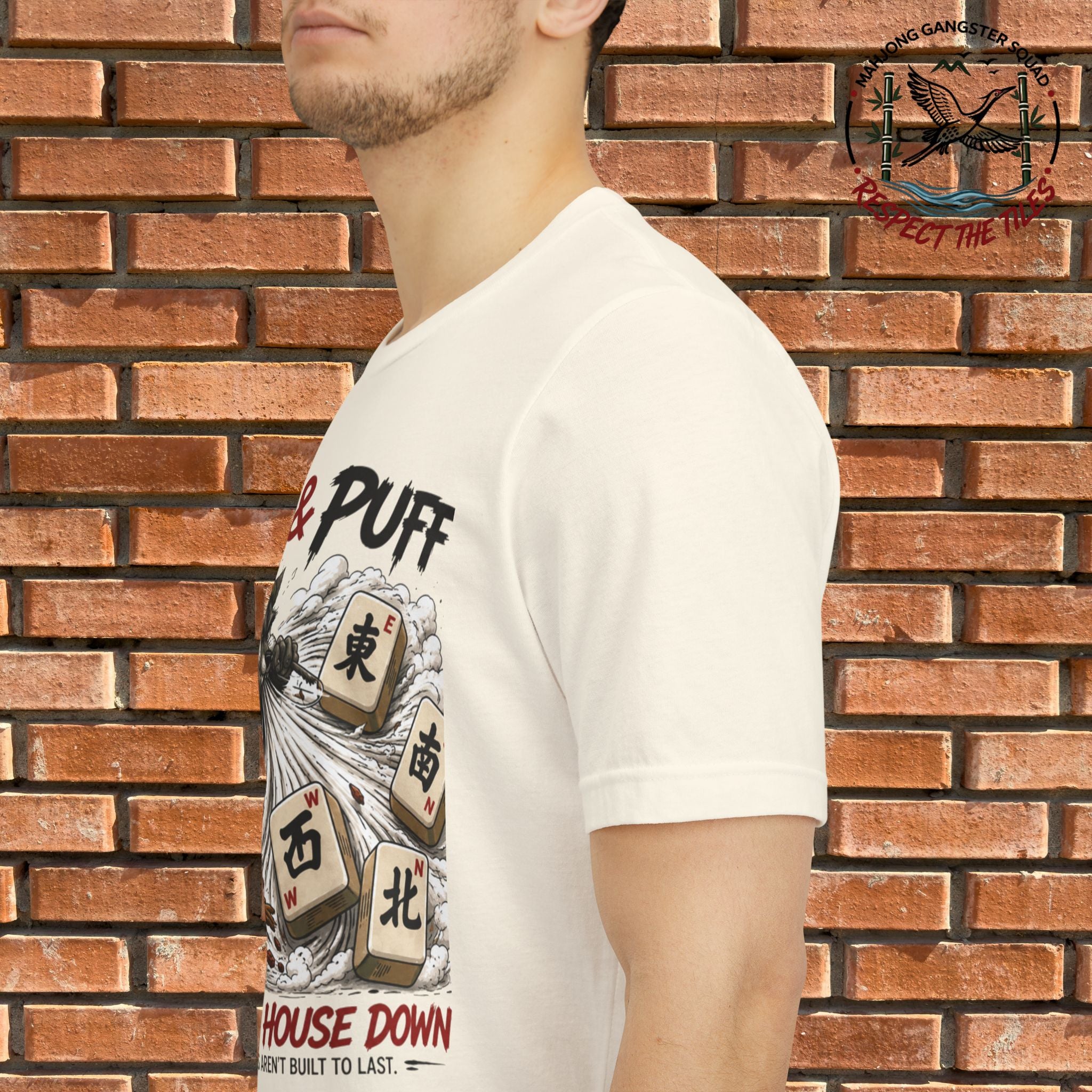 Mahjong Gangster Squad - "Blow the House Down" Graphic Tee