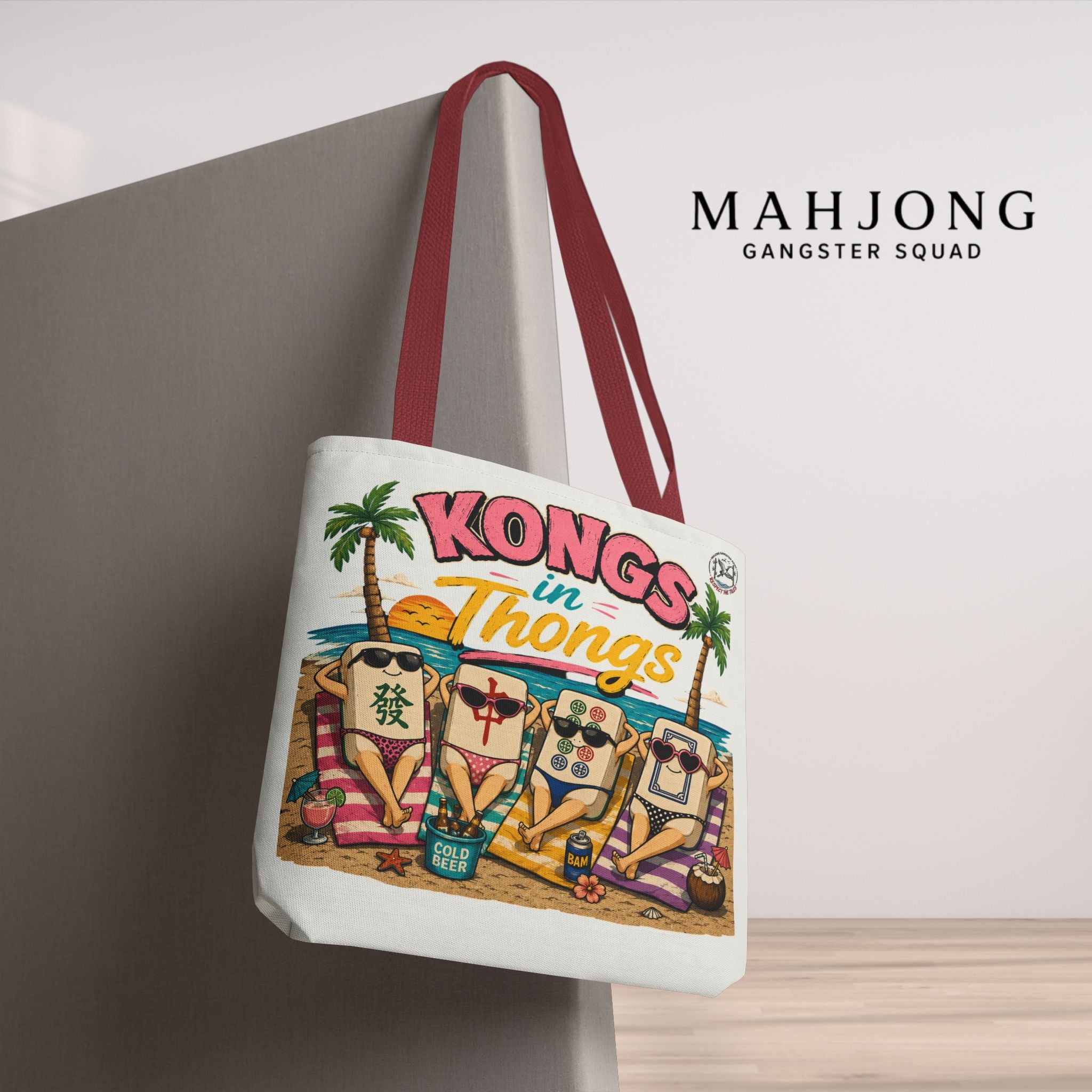 MahJong Gangster Squad - "Kongs in Thongs" Tote Bag