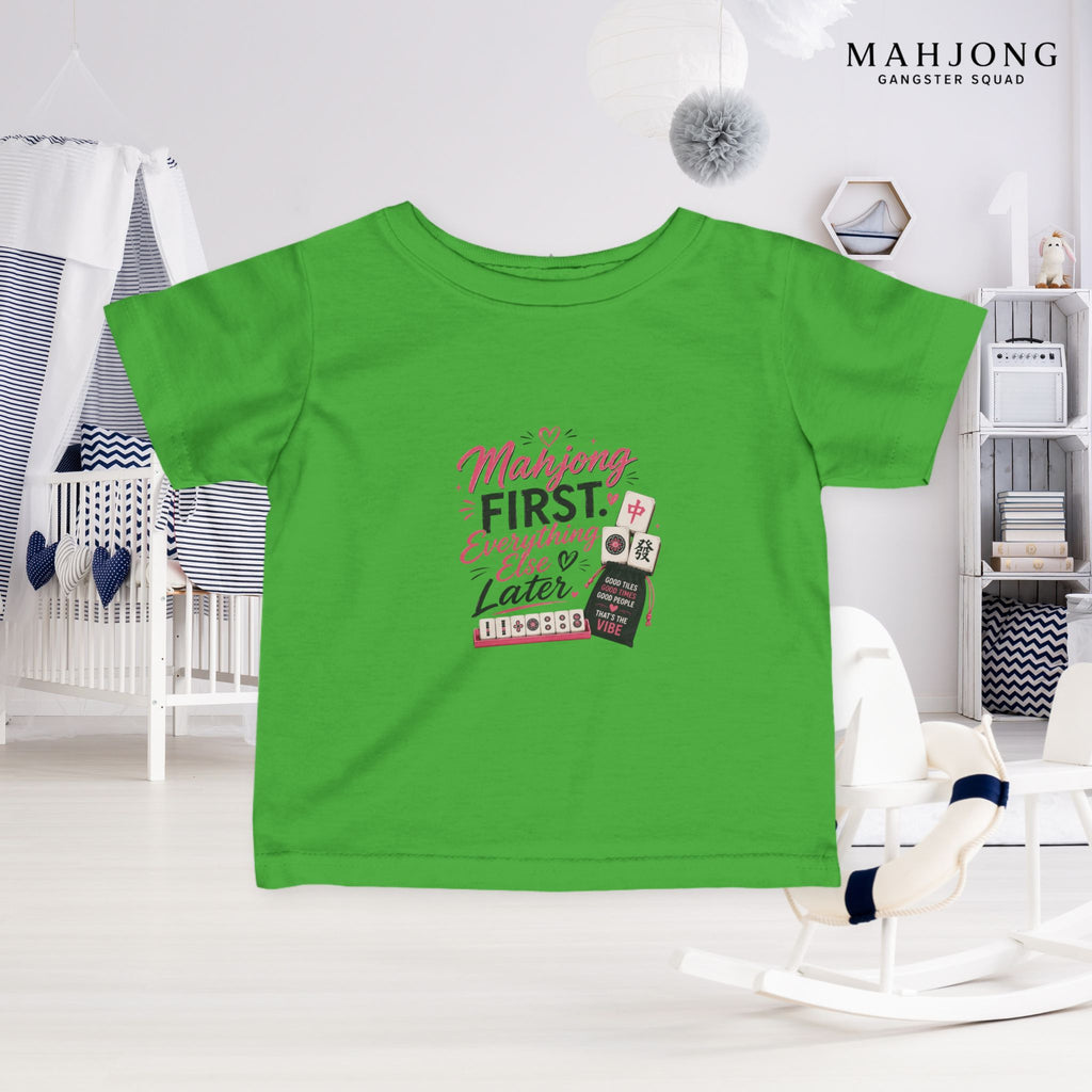 Mahjong Gangster Squad — ''Mahjong First" Infant Tee