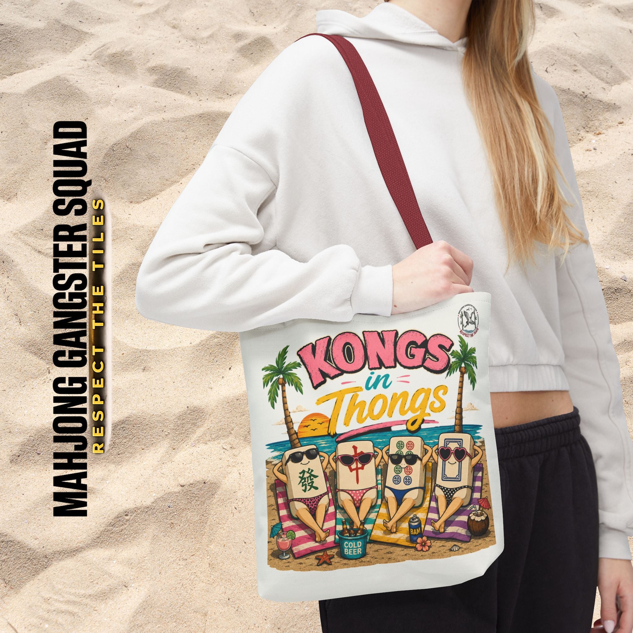 MahJong Gangster Squad - "Kongs in Thongs" Tote Bag