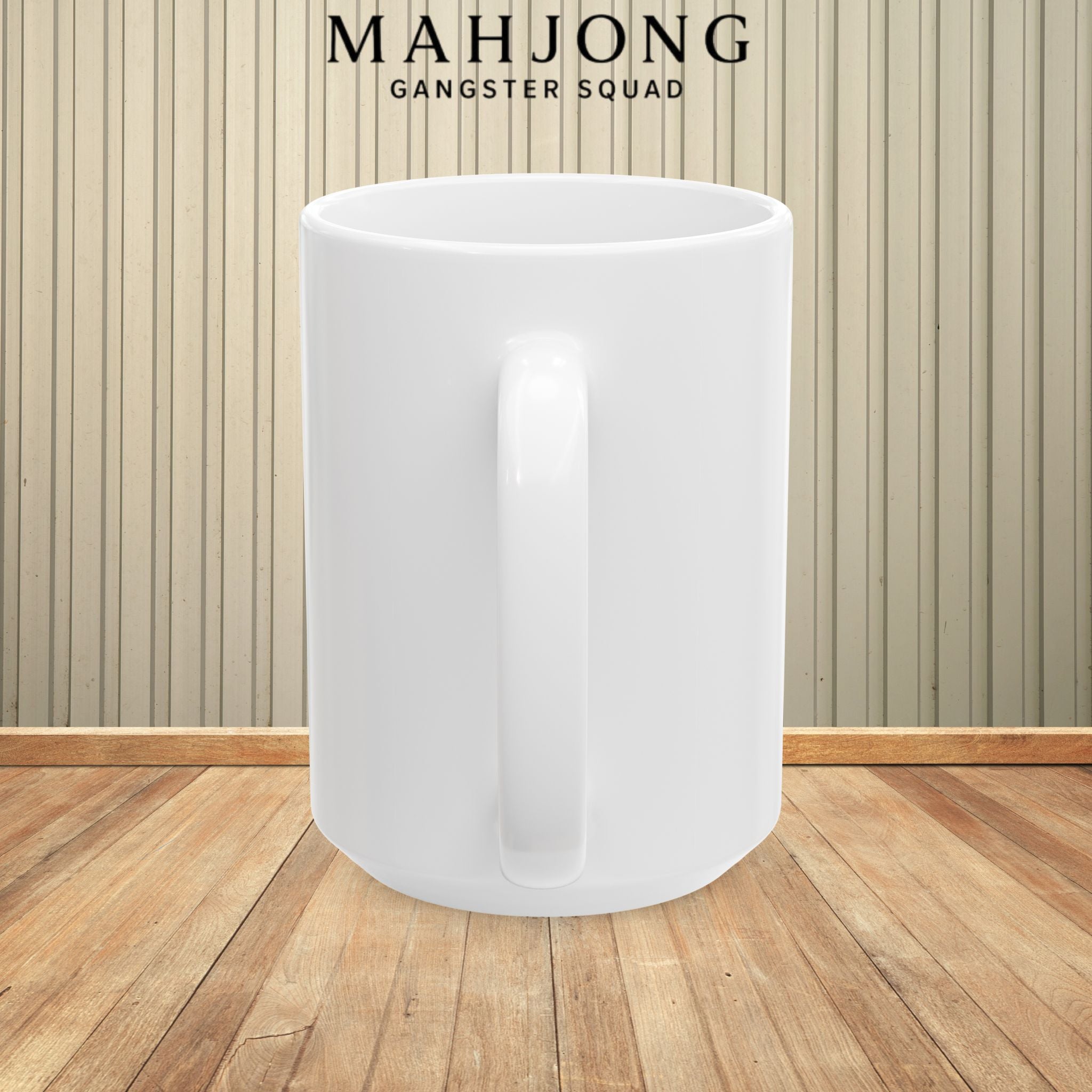 Mahjong Gangster Squad – "Flower Child" Ceramic Coffee Cup