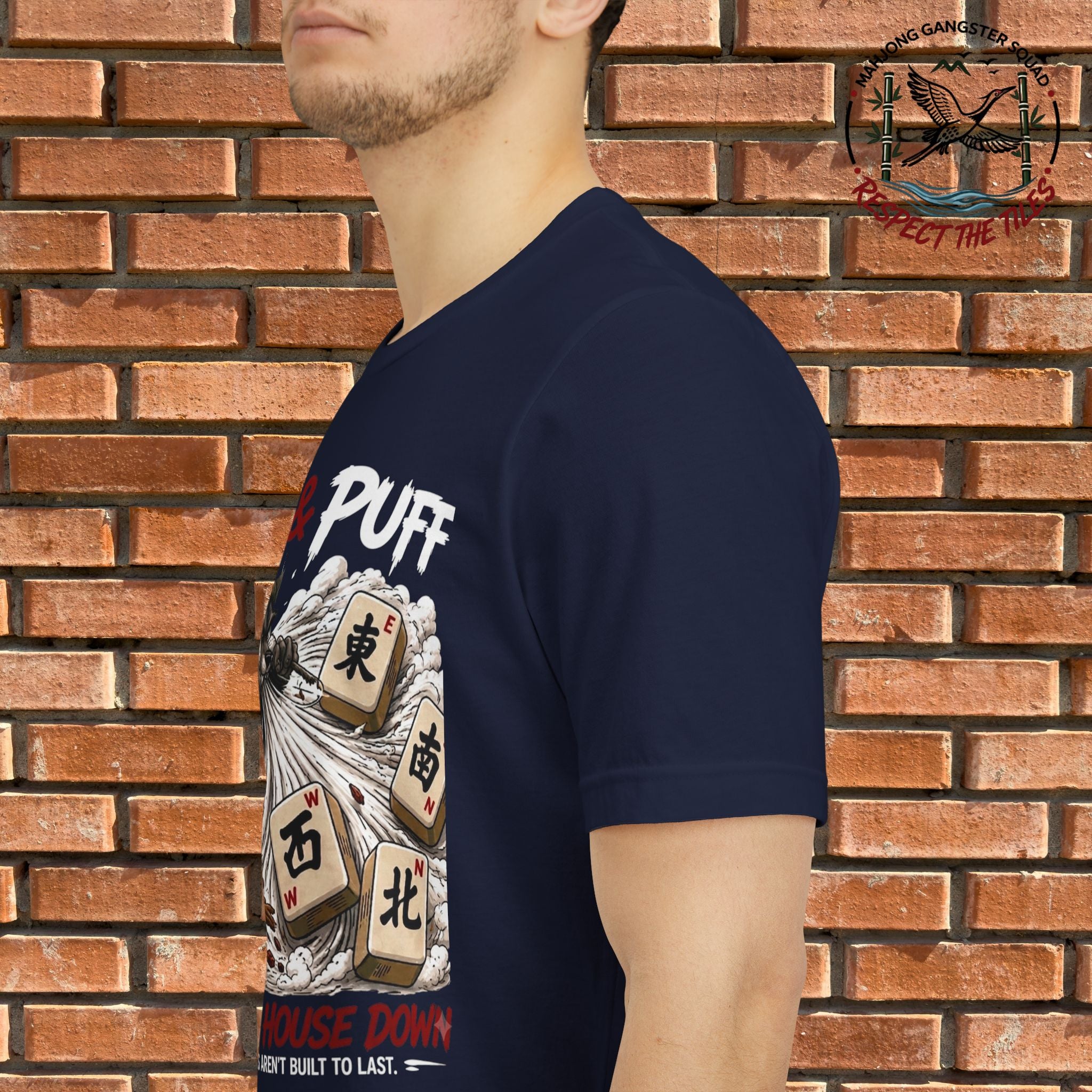 Mahjong Gangster Squad - "Blow the House Down" Graphic Tee