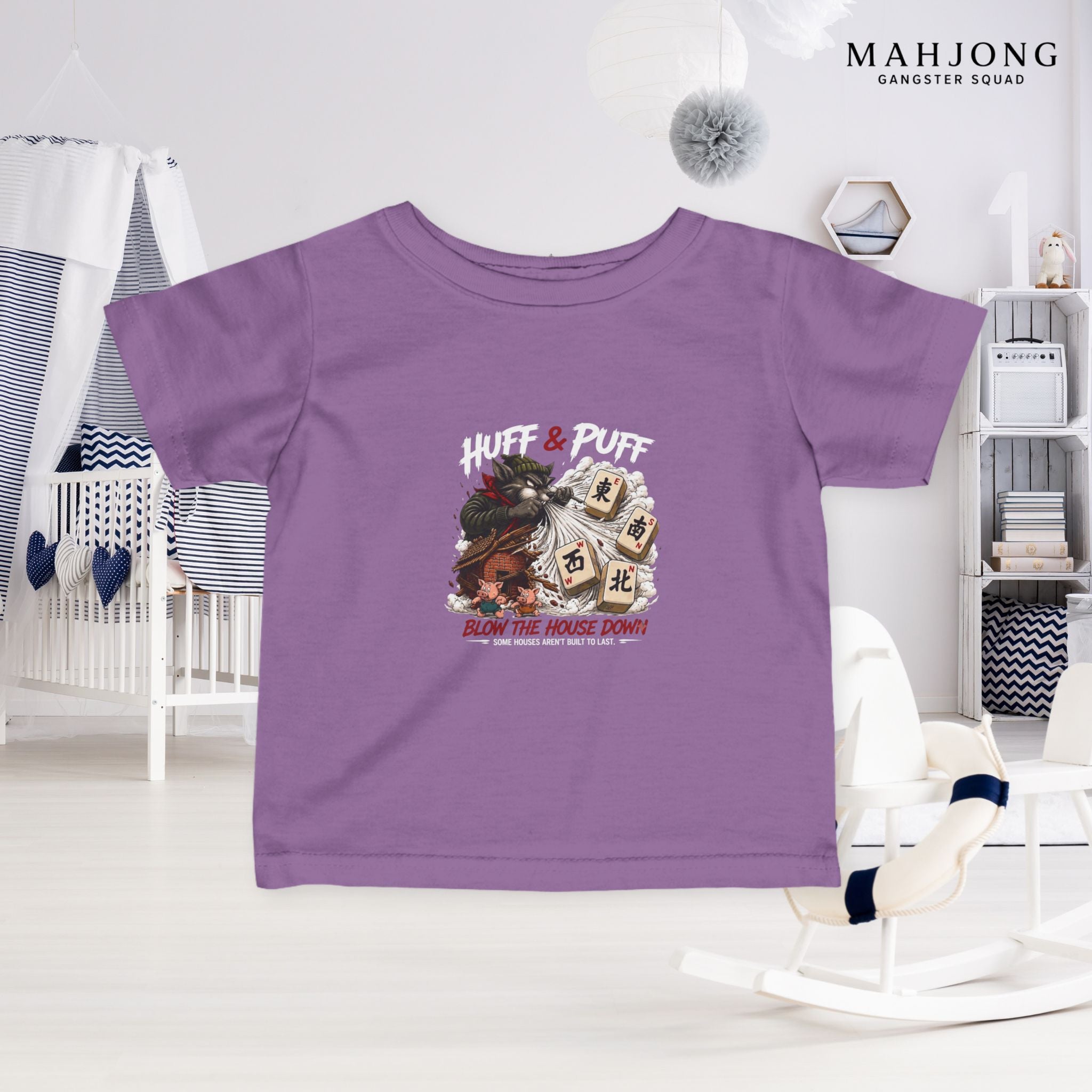 Mahjong Gangster Squad — ''Blow the House Down" Infant Tee